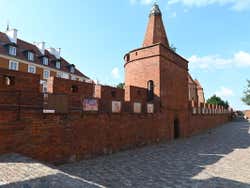 Antiga muralha de Varsóvia